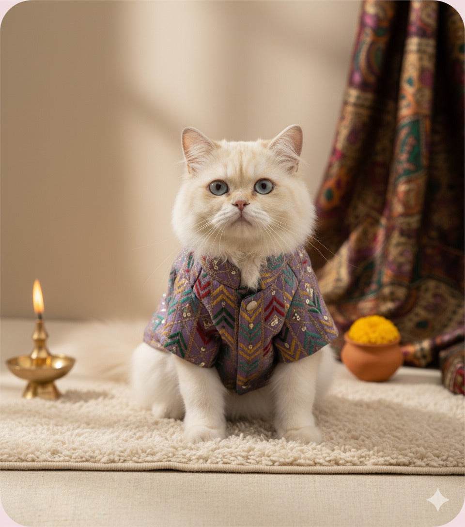 The Amethyst Chevron Jacket