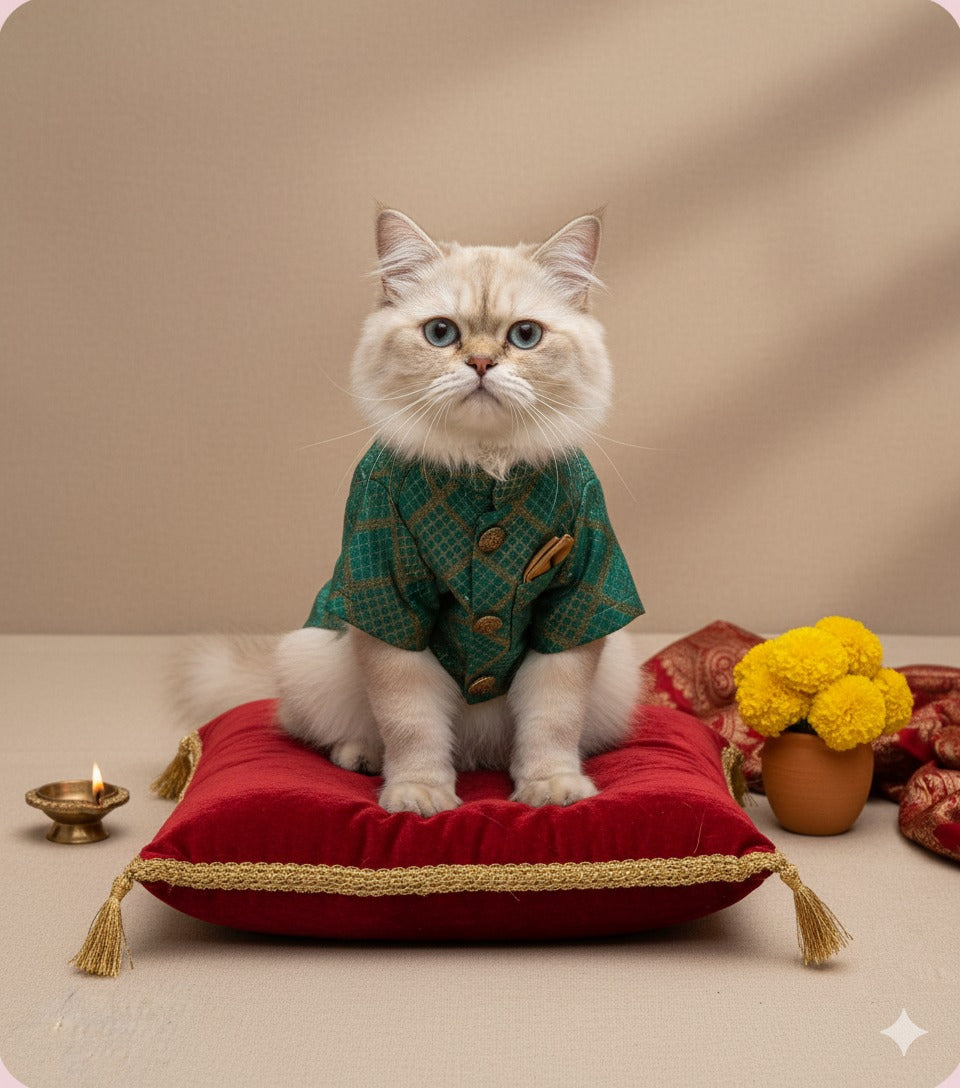 The Emerald Elegance Jacket