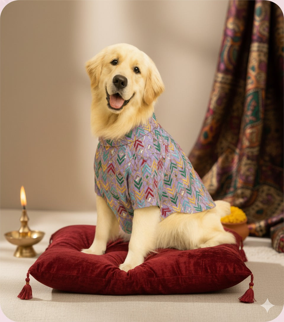 The Amethyst Chevron Jacket